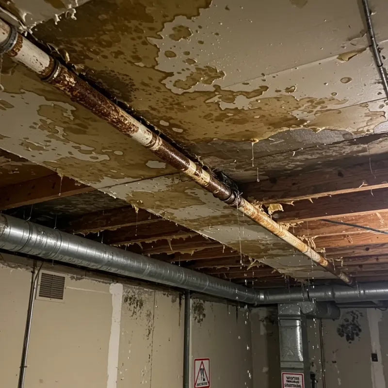 Ceiling Water Damage Repair in Trempealeau County, WI